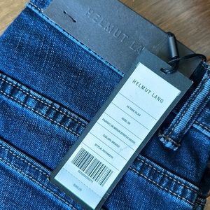 Helmut Lang High Rise Slim Jeans